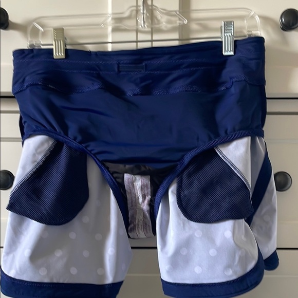 Land’s End Women’s Deep Sea Polka Dot 5” Quick Dry Swim Short w/ Panty - Size 8 - Picture 7 of 8